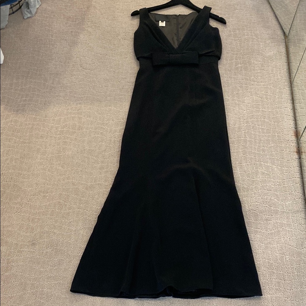 Wayne Clark Elegant Black Evening Gown